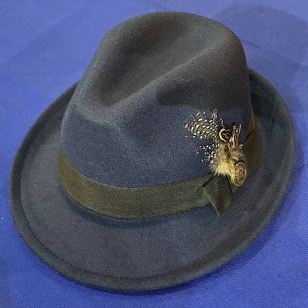 A fancy Trillby hat